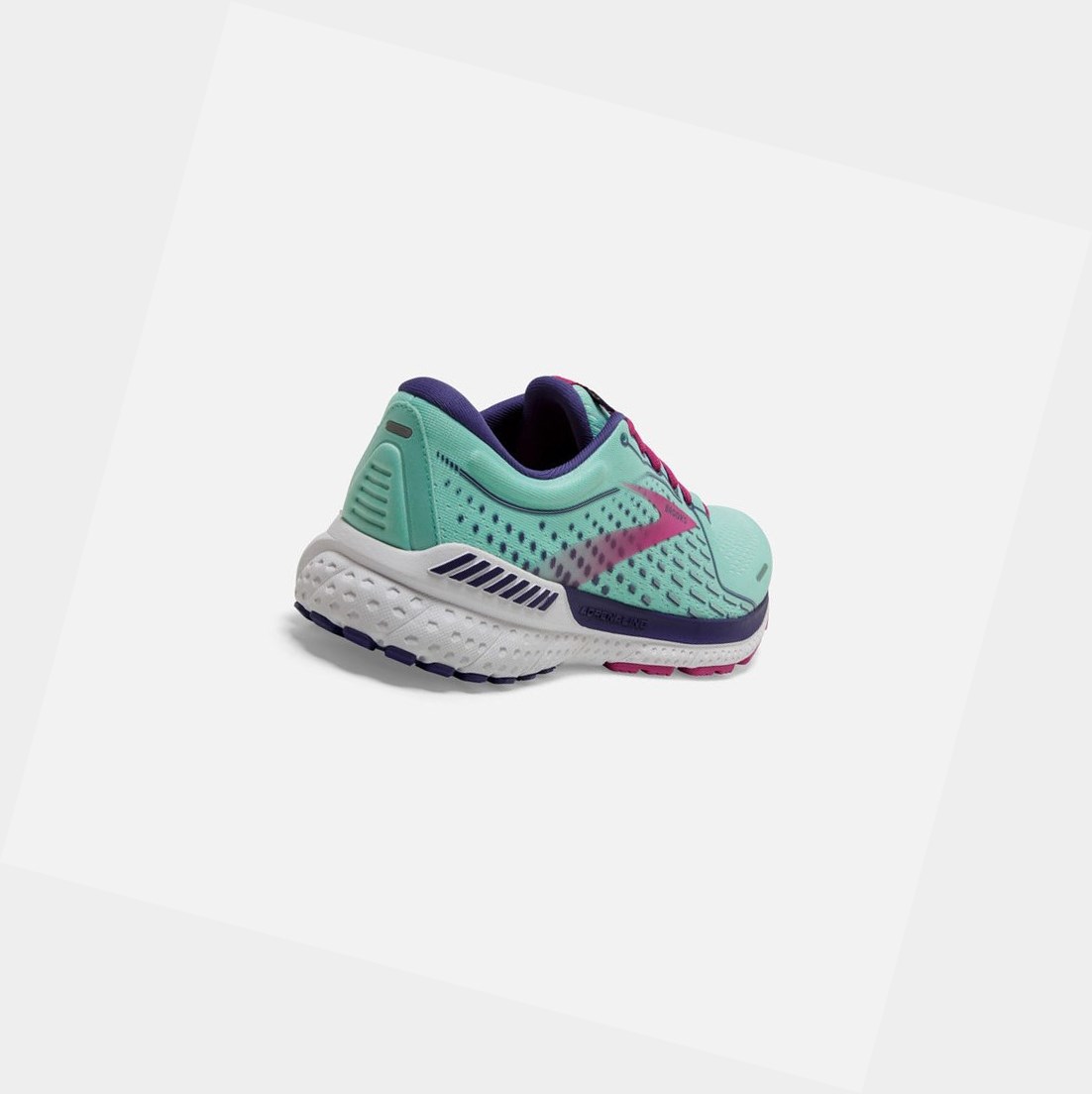Scarpe Running Strada Donna Brooks Adrenaline GTS 21 Blu Marino Blu Fucsia | OYZDQT-429