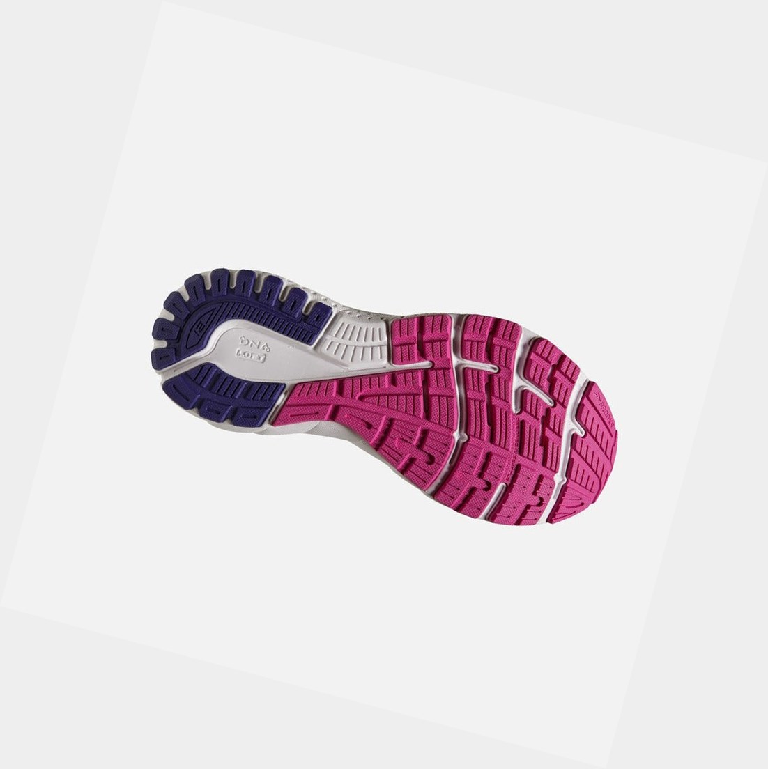 Scarpe Running Strada Donna Brooks Adrenaline GTS 21 Blu Marino Blu Fucsia | OYZDQT-429