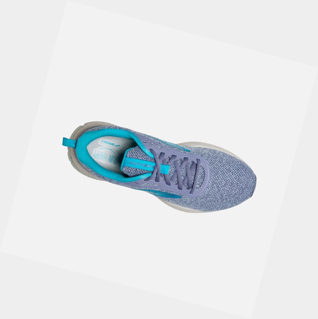 Scarpe Running Strada Donna Brooks Anthem 3 Grigie Blu | HXMJTI-546