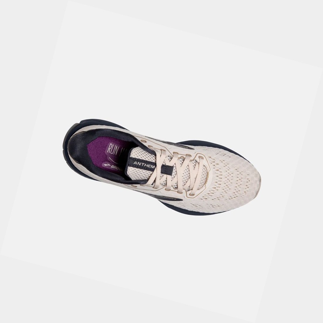 Scarpe Running Strada Donna Brooks Anthem 4 Whitecap / Almond / Ombre | IZOBFA-017