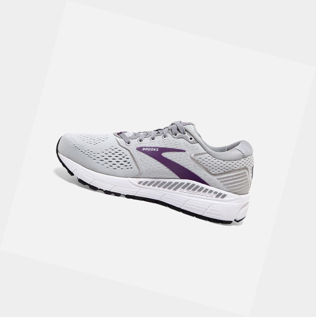 Scarpe Running Strada Donna Brooks Ariel '20 Oyster / Alloy / Grape | ALTDSX-945