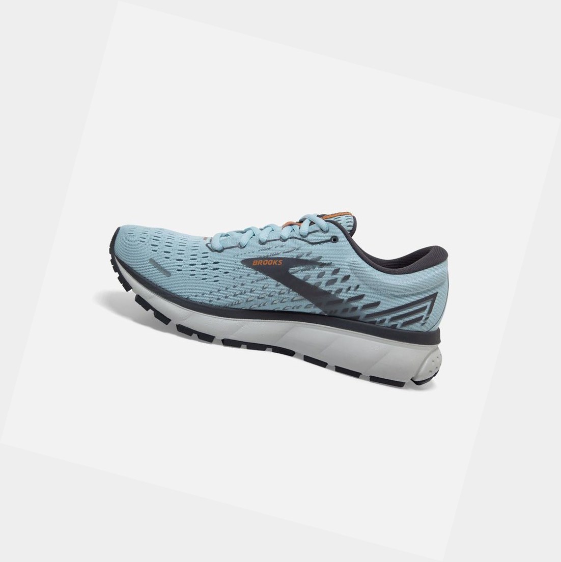 Scarpe Running Strada Donna Brooks Ghost 13 Blu Chiaro Bianche | AXZQVH-209