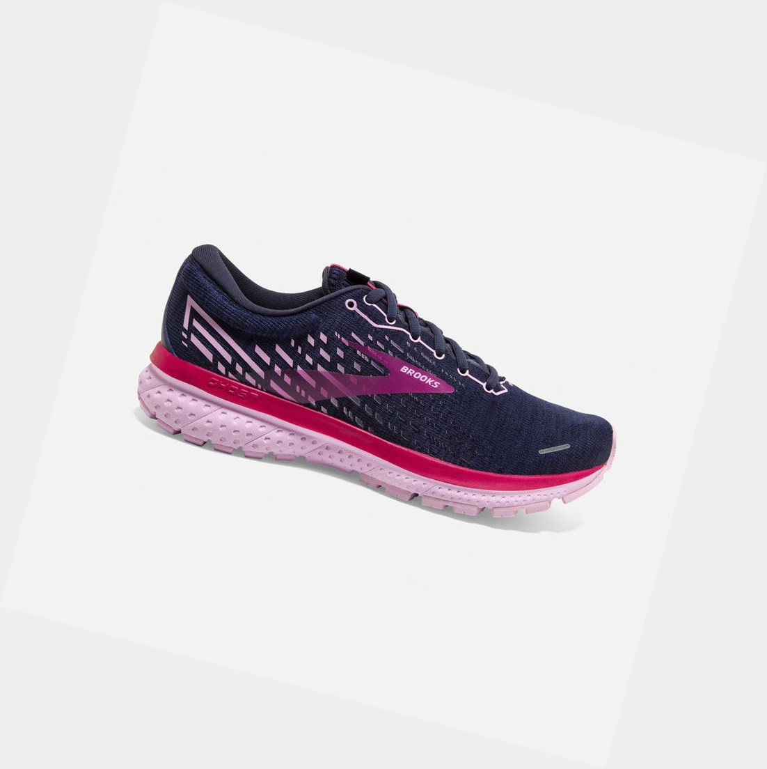 Scarpe Running Strada Donna Brooks Ghost 13 Peacoat / Lilac / Raspberry | HEYOFM-236