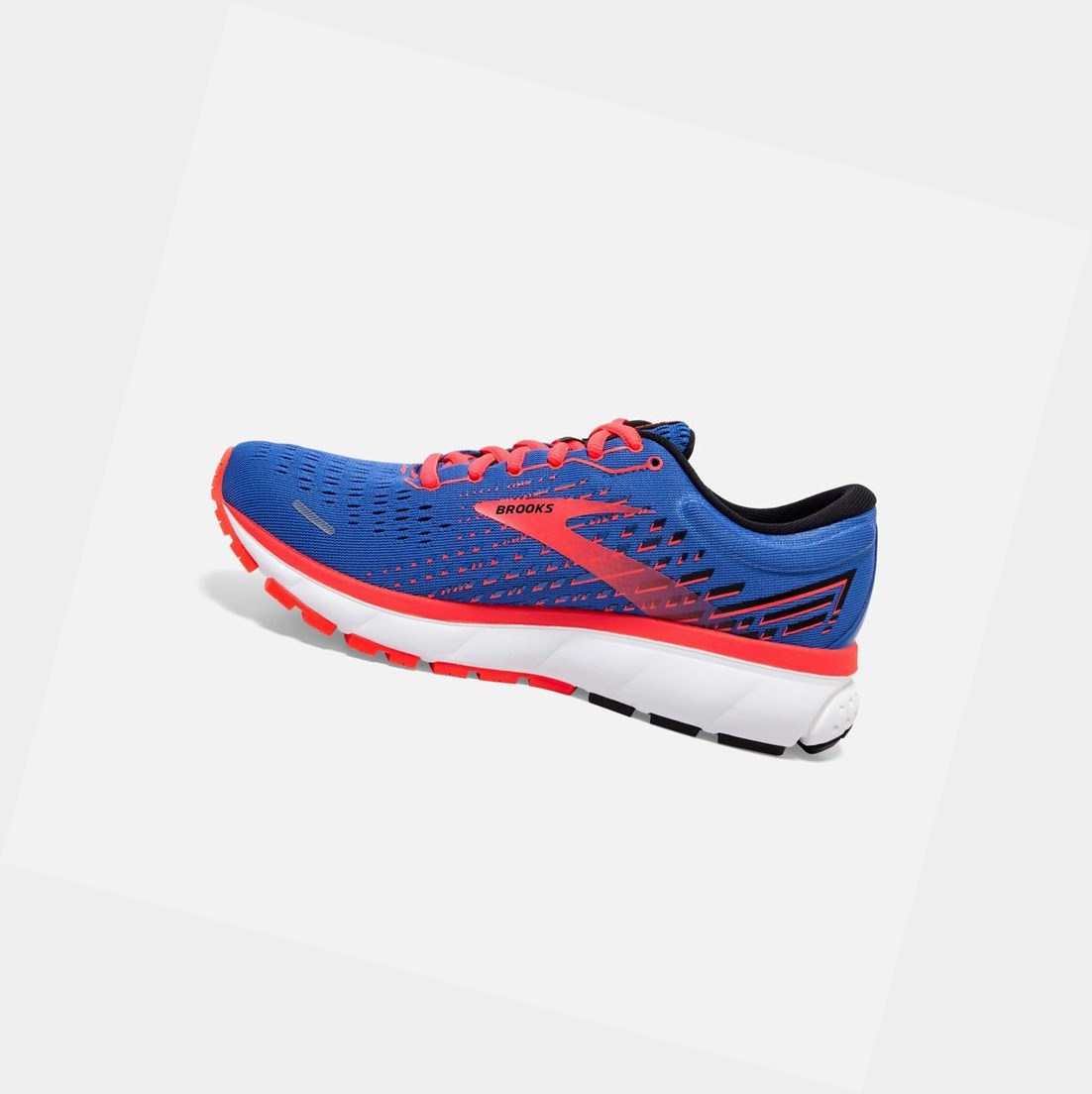 Scarpe Running Strada Donna Brooks Ghost 13 Blu Corallo Bianche | JTWHYP-825