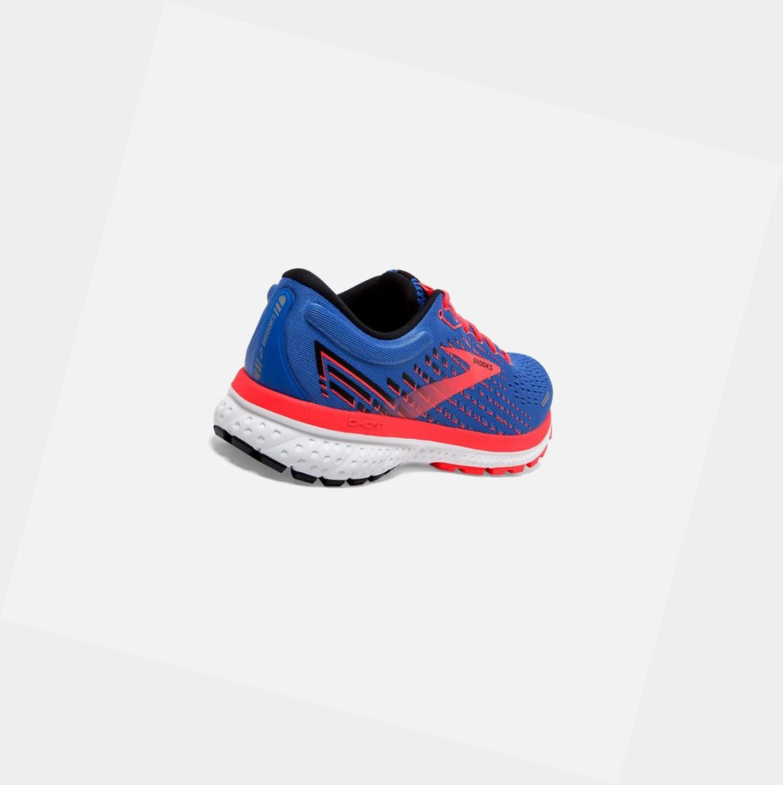 Scarpe Running Strada Donna Brooks Ghost 13 Blu Corallo Bianche | JTWHYP-825
