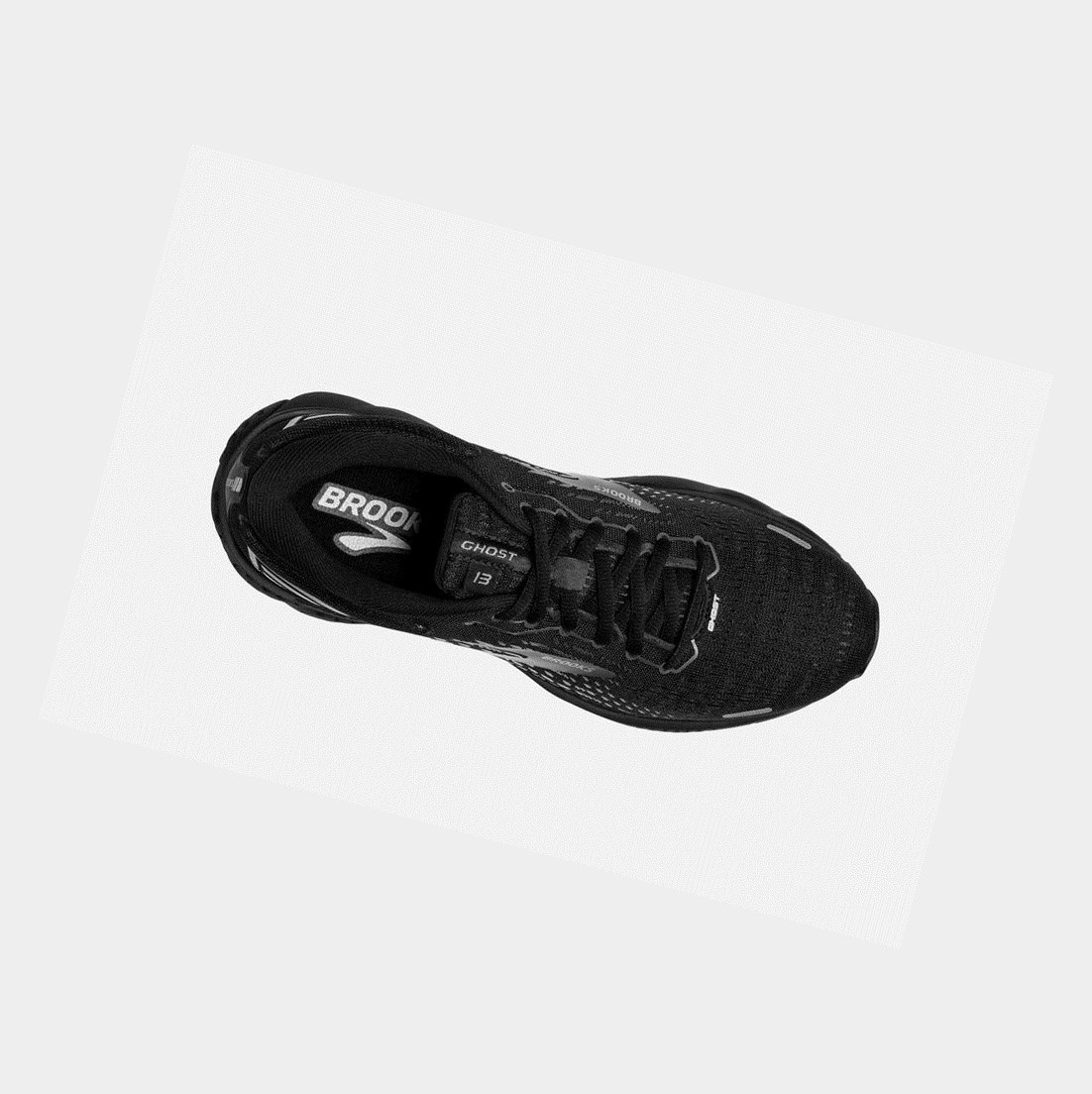 Scarpe Running Strada Donna Brooks Ghost 13 Nere Nere | KRSWED-543