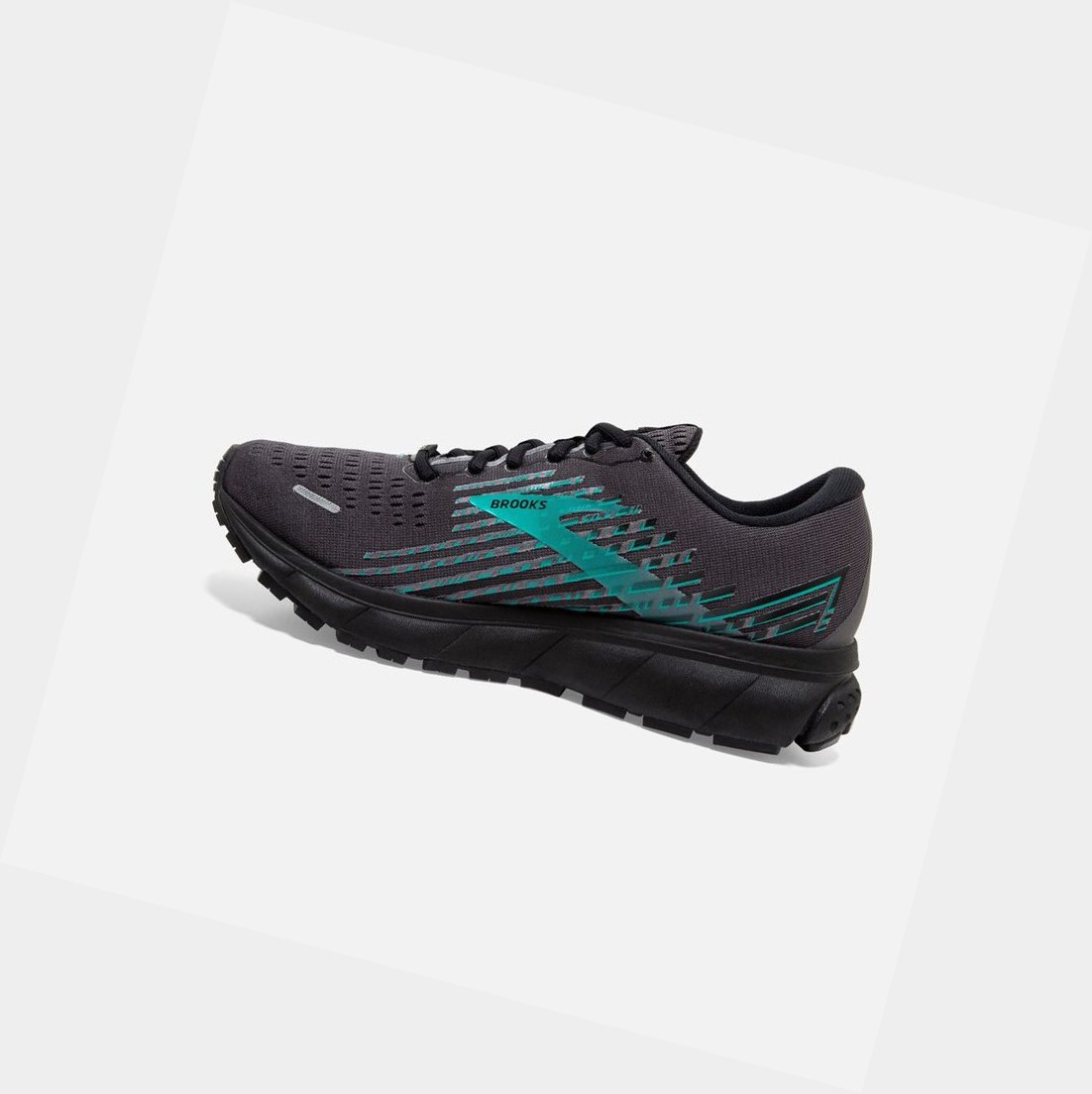 Scarpe Running Strada Donna Brooks Ghost 13 GTX Nere Nere Corallo | KXYTFM-301