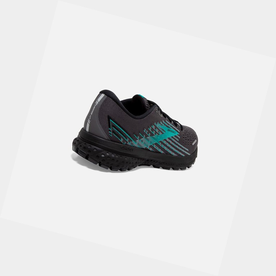 Scarpe Running Strada Donna Brooks Ghost 13 GTX Nere Nere Corallo | KXYTFM-301