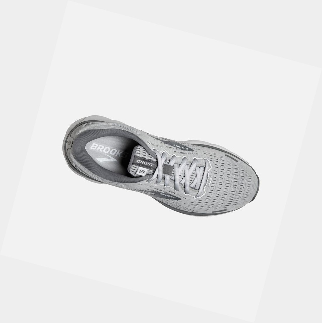 Scarpe Running Strada Donna Brooks Ghost 13 Bianche | NXBZOI-825