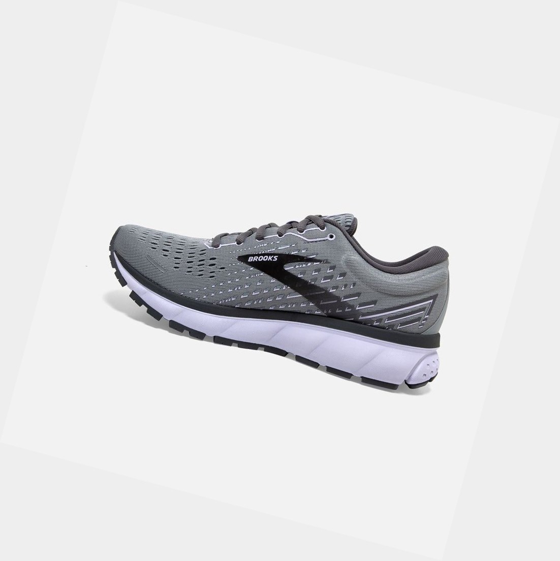 Scarpe Running Strada Donna Brooks Ghost 13 Grigie Viola | OWEARS-251