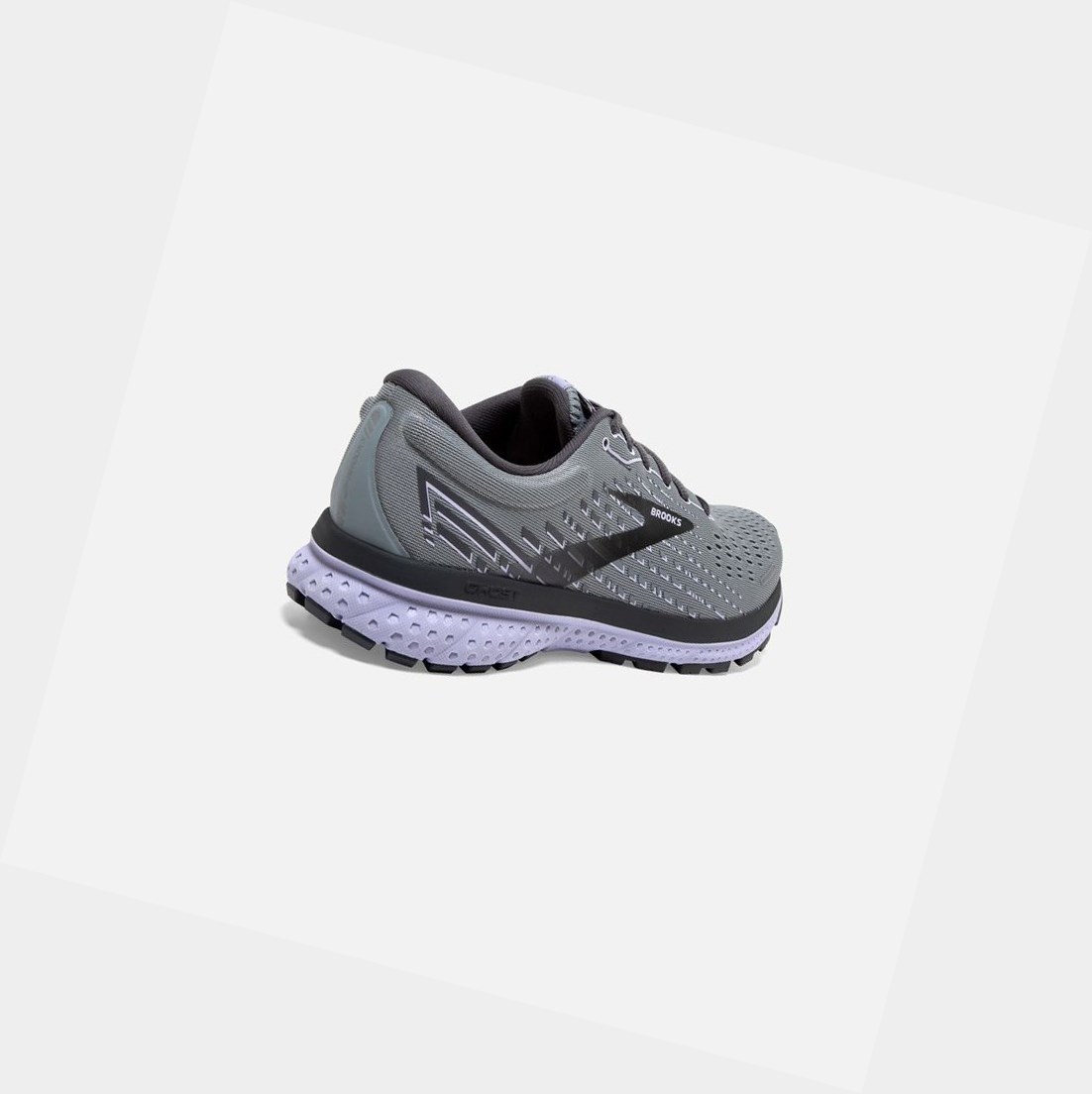 Scarpe Running Strada Donna Brooks Ghost 13 Grigie Viola | OWEARS-251