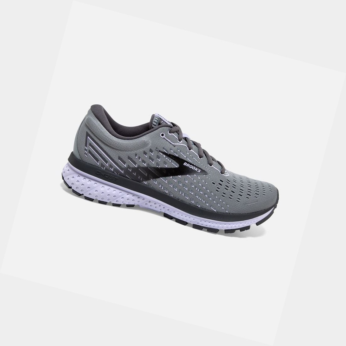 Scarpe Running Strada Donna Brooks Ghost 13 Grigie Viola | OWEARS-251