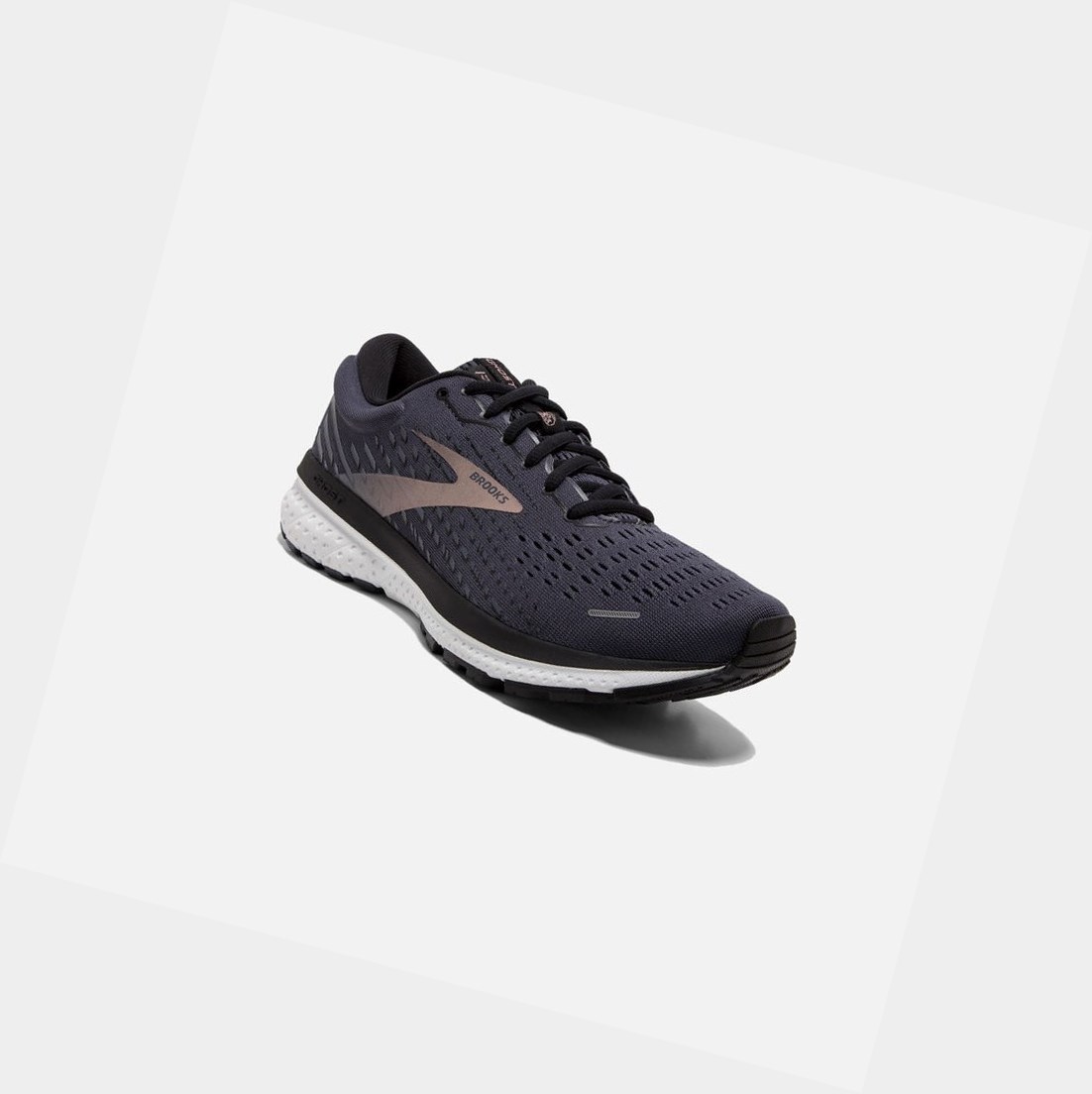 Scarpe Running Strada Donna Brooks Ghost 13 Blu Nere Rosa Oro | WUSLCX-089