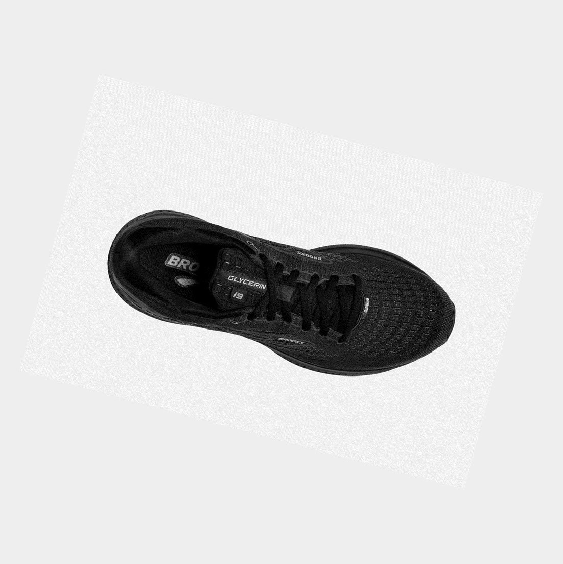 Scarpe Running Strada Donna Brooks Glycerin 19 Nere | BXGVKU-769