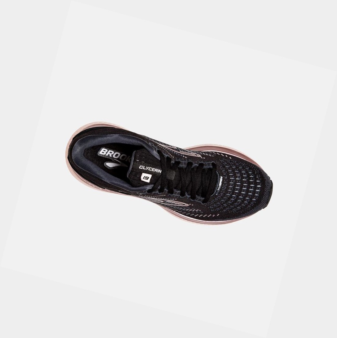 Scarpe Running Strada Donna Brooks Glycerin 19 Nere | FQXWVD-839