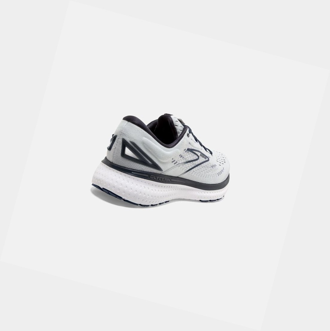 Scarpe Running Strada Donna Brooks Glycerin 19 Grigie Bianche | GNVDCO-035