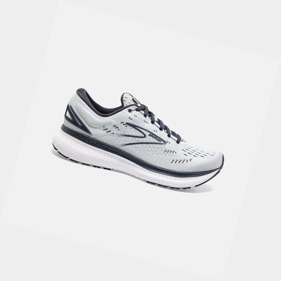 Scarpe Running Strada Donna Brooks Glycerin 19 Grigie Bianche | GNVDCO-035
