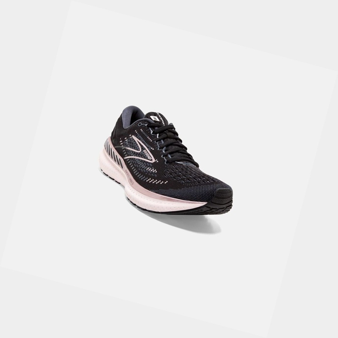 Scarpe Running Strada Donna Brooks Glycerin GTS 19 Nere | KSUITZ-809