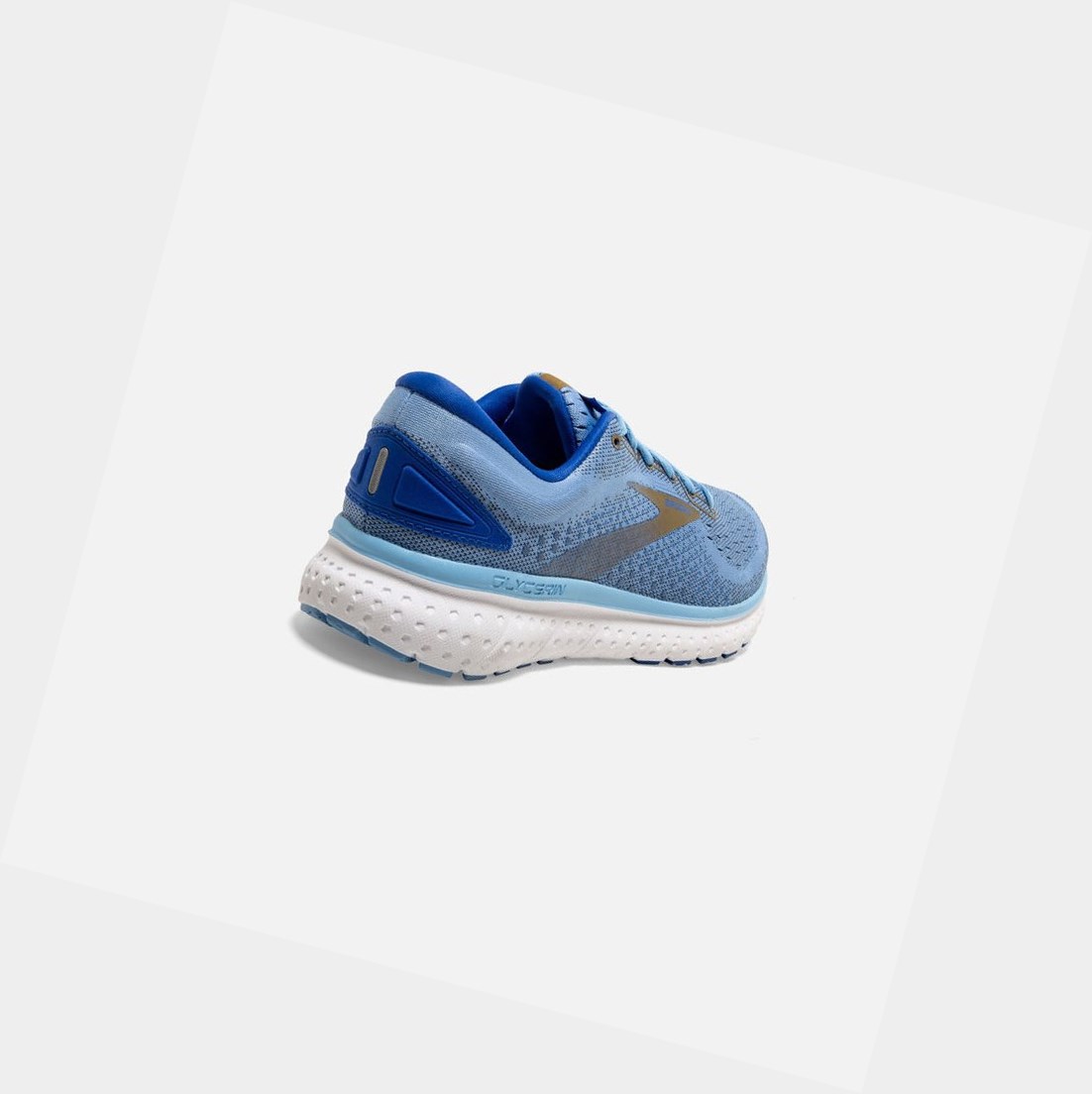 Scarpe Running Strada Donna Brooks Glycerin 18 Blu Oro | MAEJQN-645