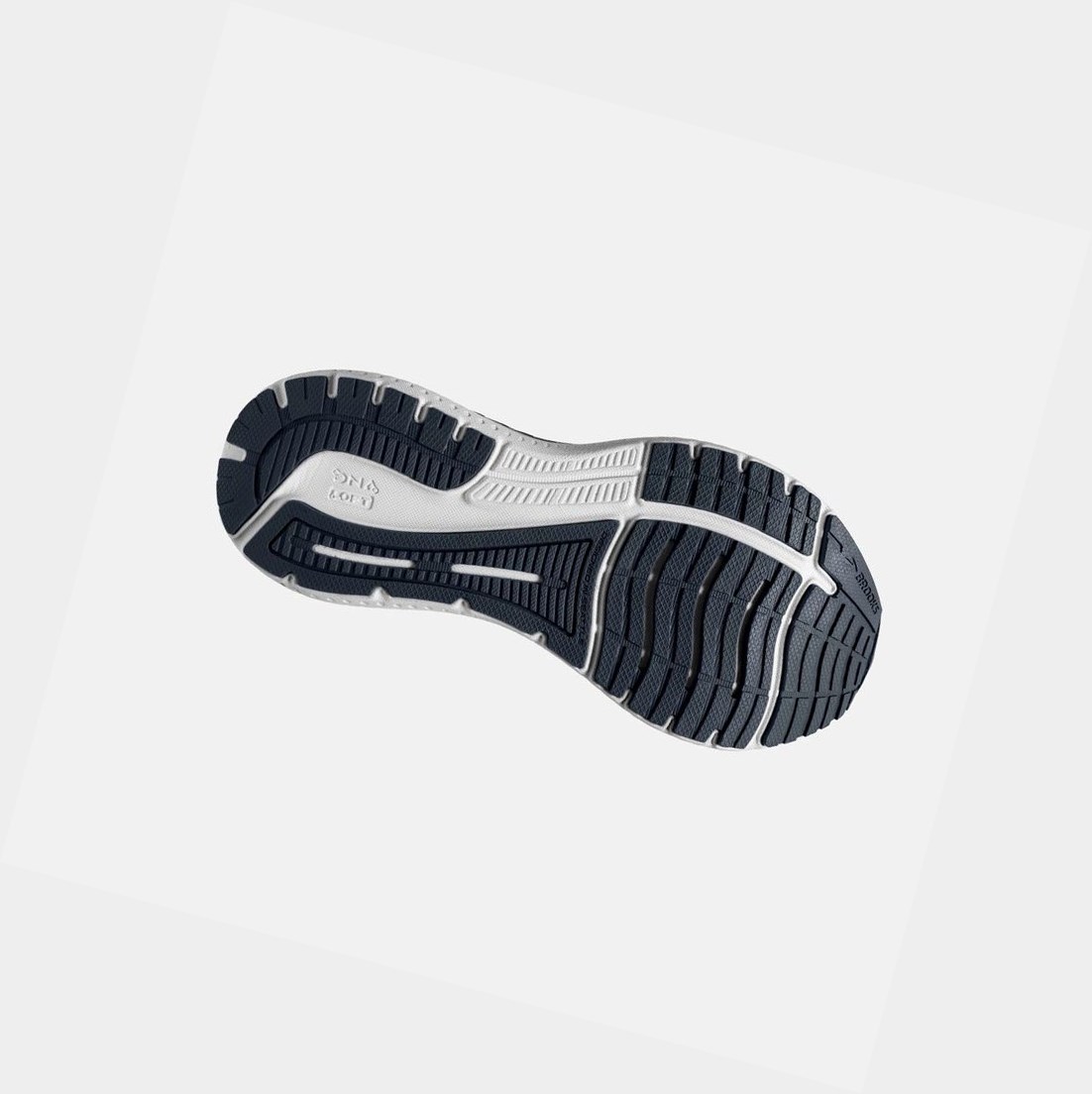 Scarpe Running Strada Donna Brooks Glycerin GTS 19 Grigie Bianche | MESCLG-948