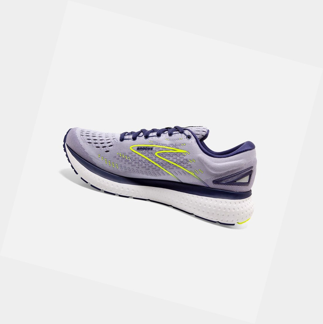 Scarpe Running Strada Donna Brooks Glycerin 19 Lavanda Blu | ORLZBC-716