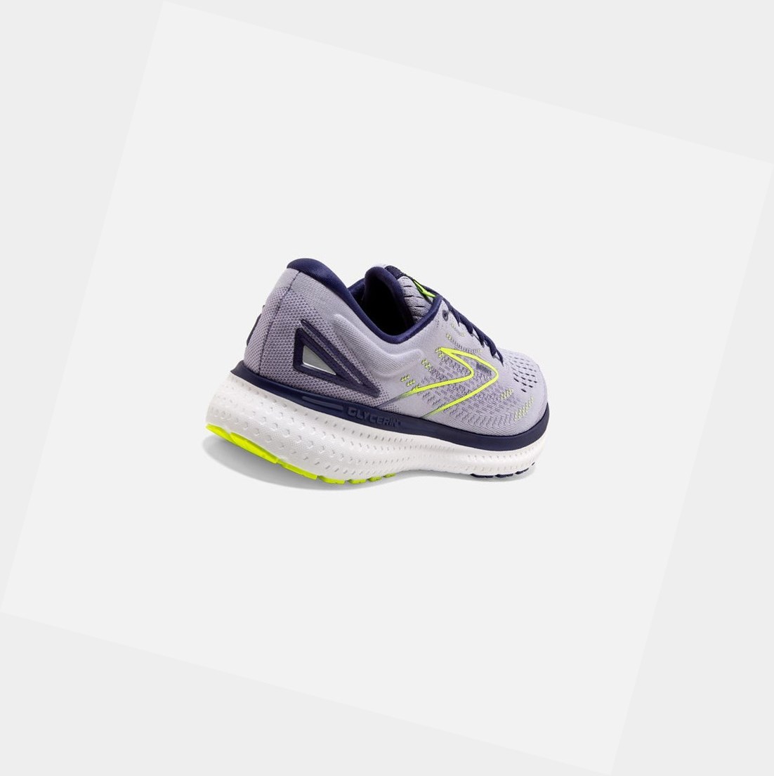 Scarpe Running Strada Donna Brooks Glycerin 19 Lavanda Blu | ORLZBC-716