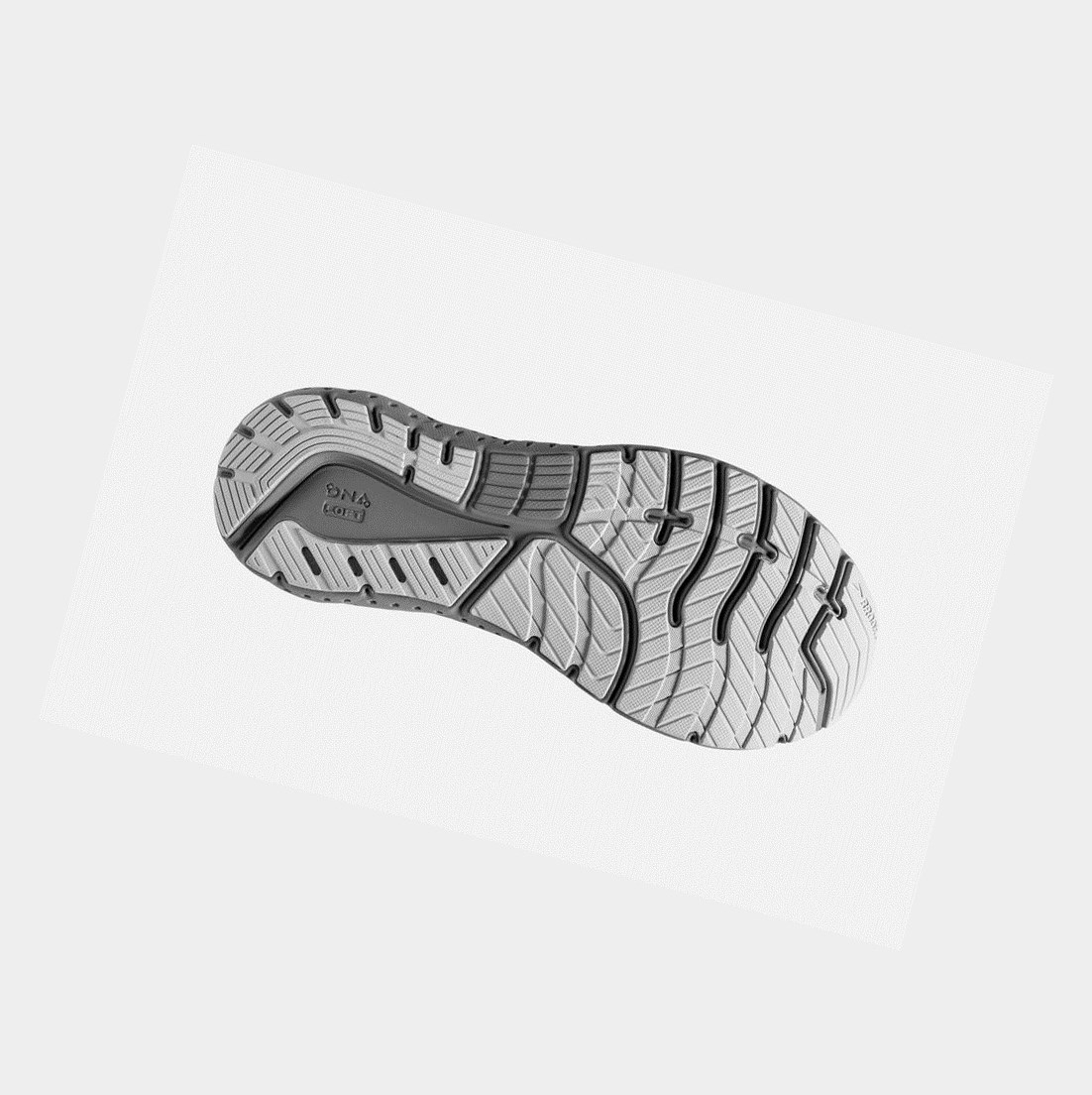 Scarpe Running Strada Donna Brooks Glycerin 18 Bianche Grigie | UAIRHW-356