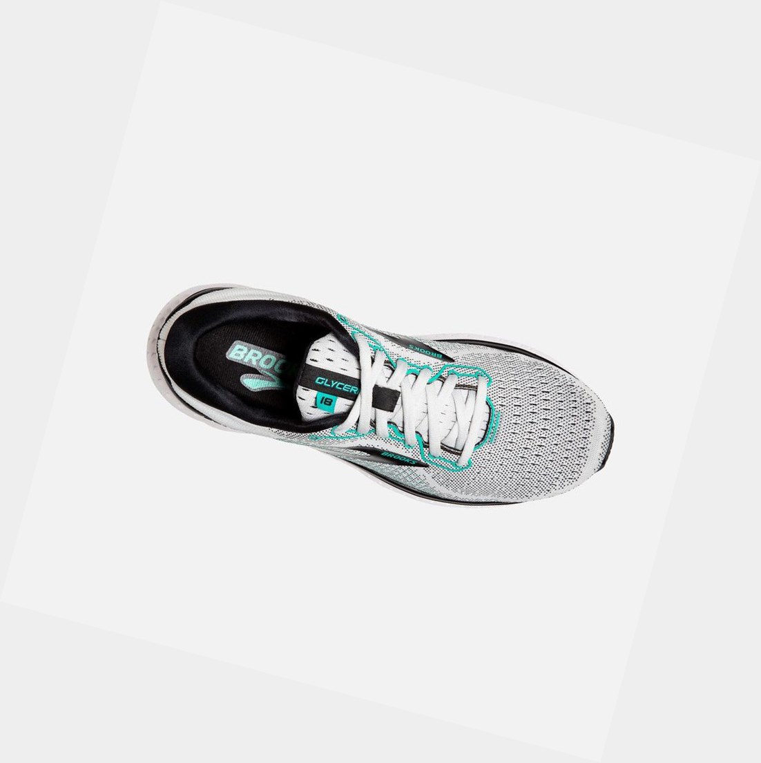 Scarpe Running Strada Donna Brooks Glycerin 18 Grigie Nere | UEMGPL-834