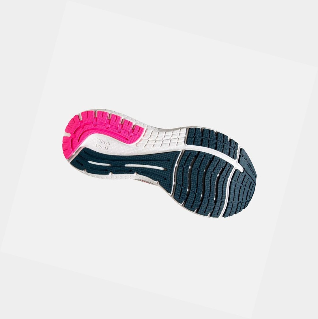 Scarpe Running Strada Donna Brooks Glycerin 19 Blu Marino Rosa | UYOVKF-296