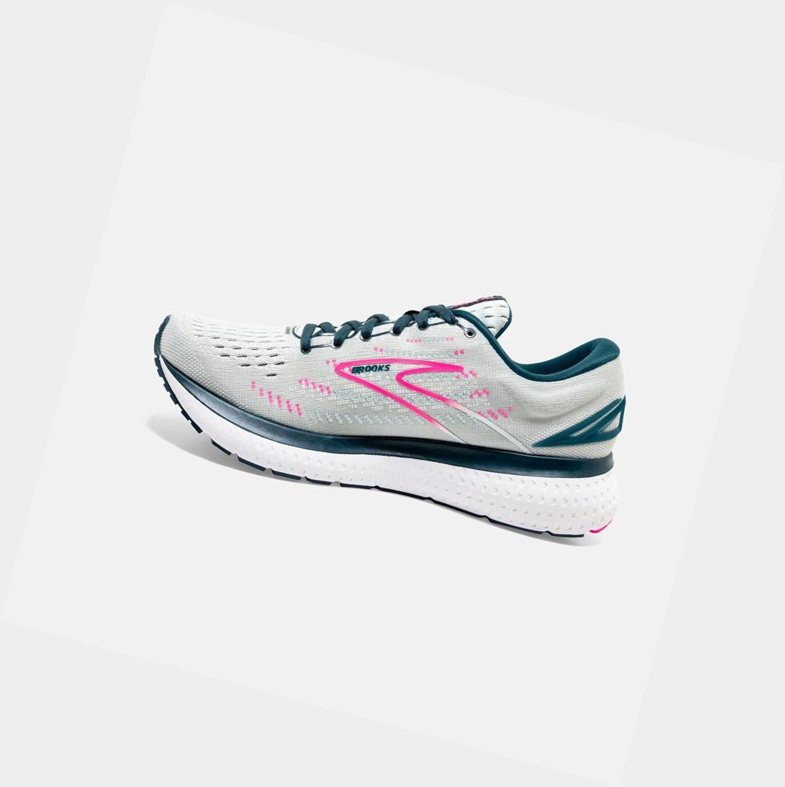 Scarpe Running Strada Donna Brooks Glycerin 19 Blu Marino Rosa | UYOVKF-296