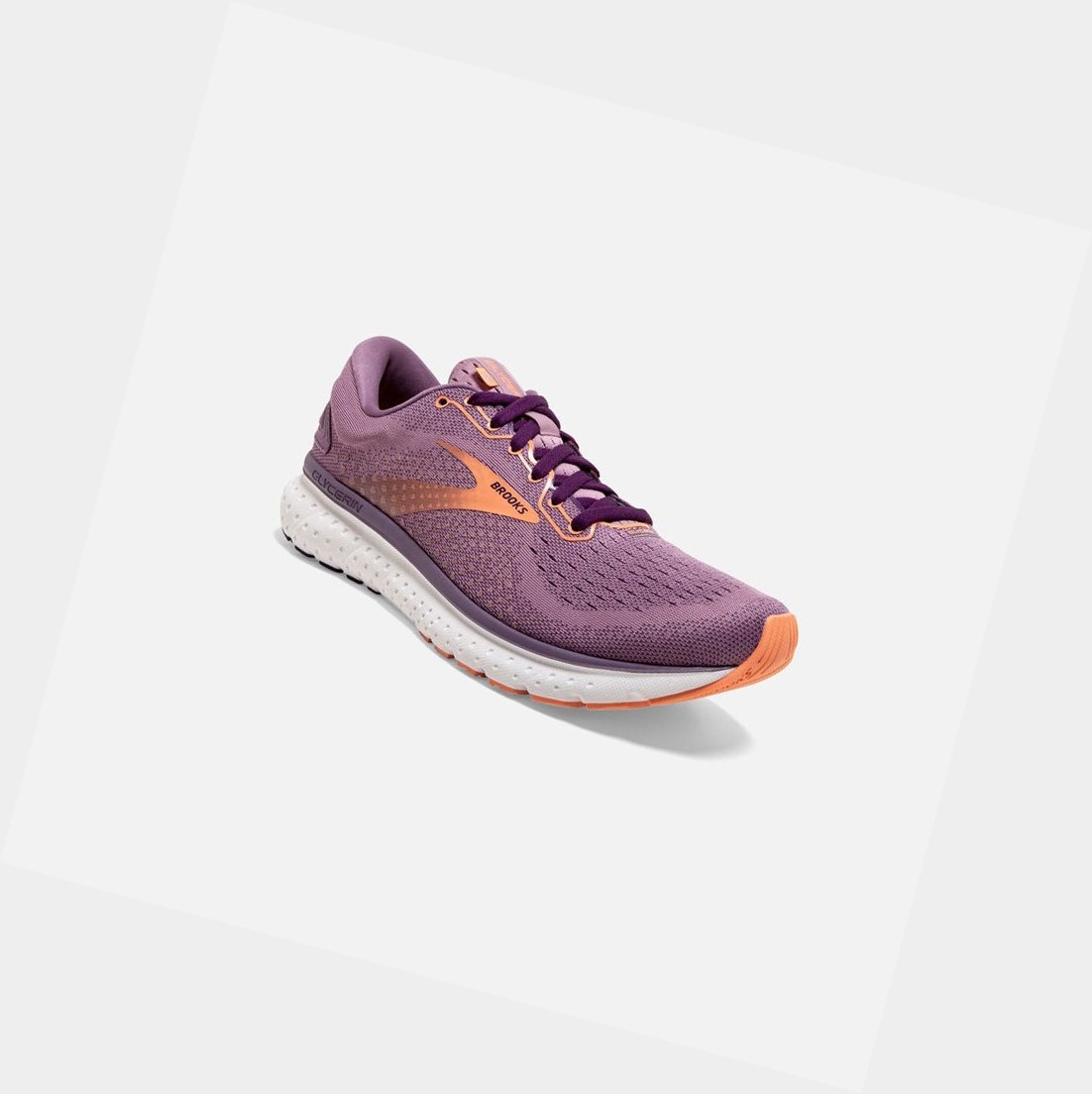 Scarpe Running Strada Donna Brooks Glycerin 18 Valerian / Jewel / Cantaloupe | WPNBJL-412