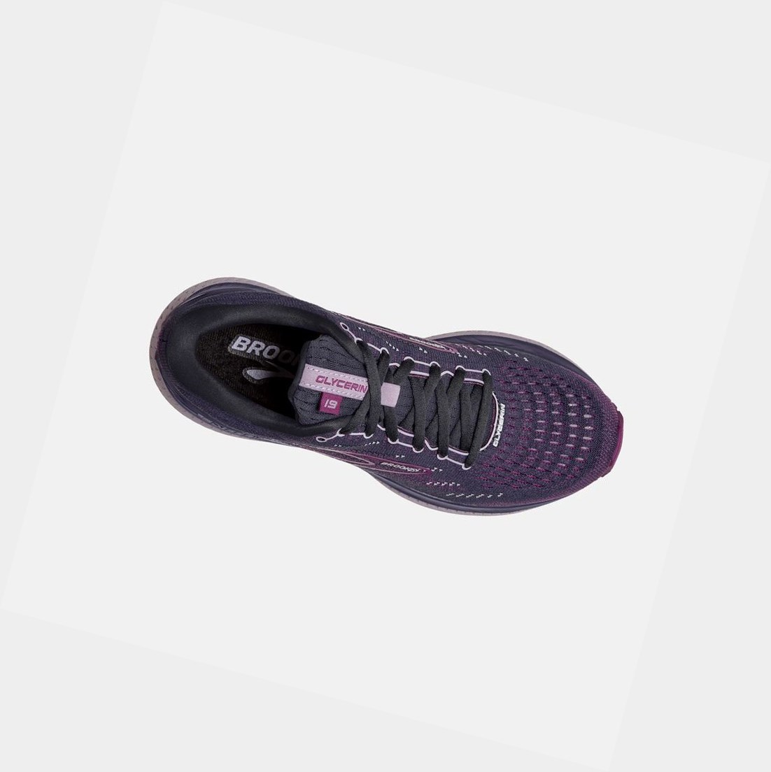 Scarpe Running Strada Donna Brooks Glycerin 19 Lavanda | YGQMLB-637
