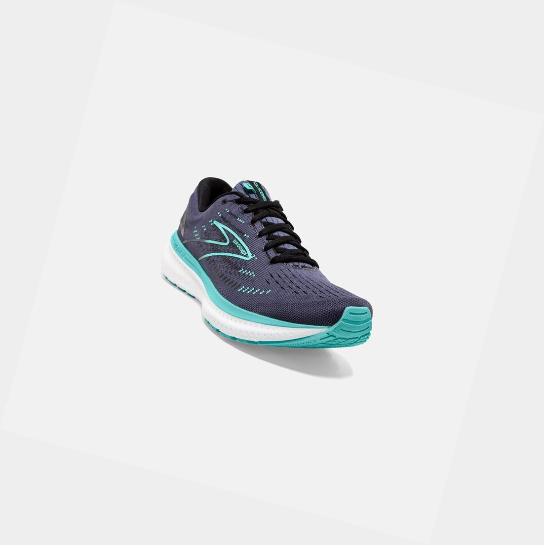 Scarpe Running Strada Donna Brooks Glycerin 19 Nere Blu | ZOXVPH-541