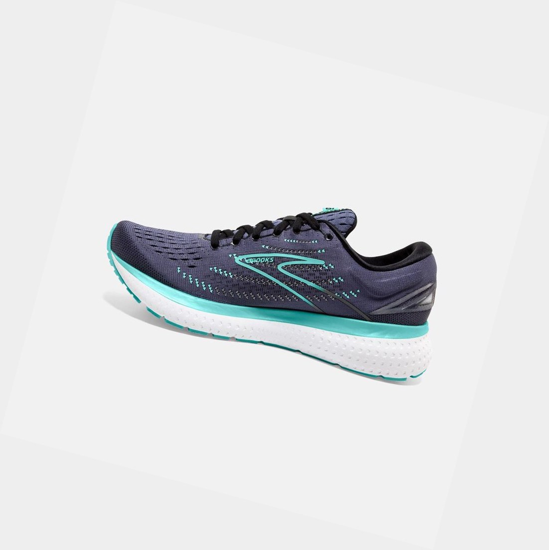 Scarpe Running Strada Donna Brooks Glycerin 19 Nere Blu | ZOXVPH-541