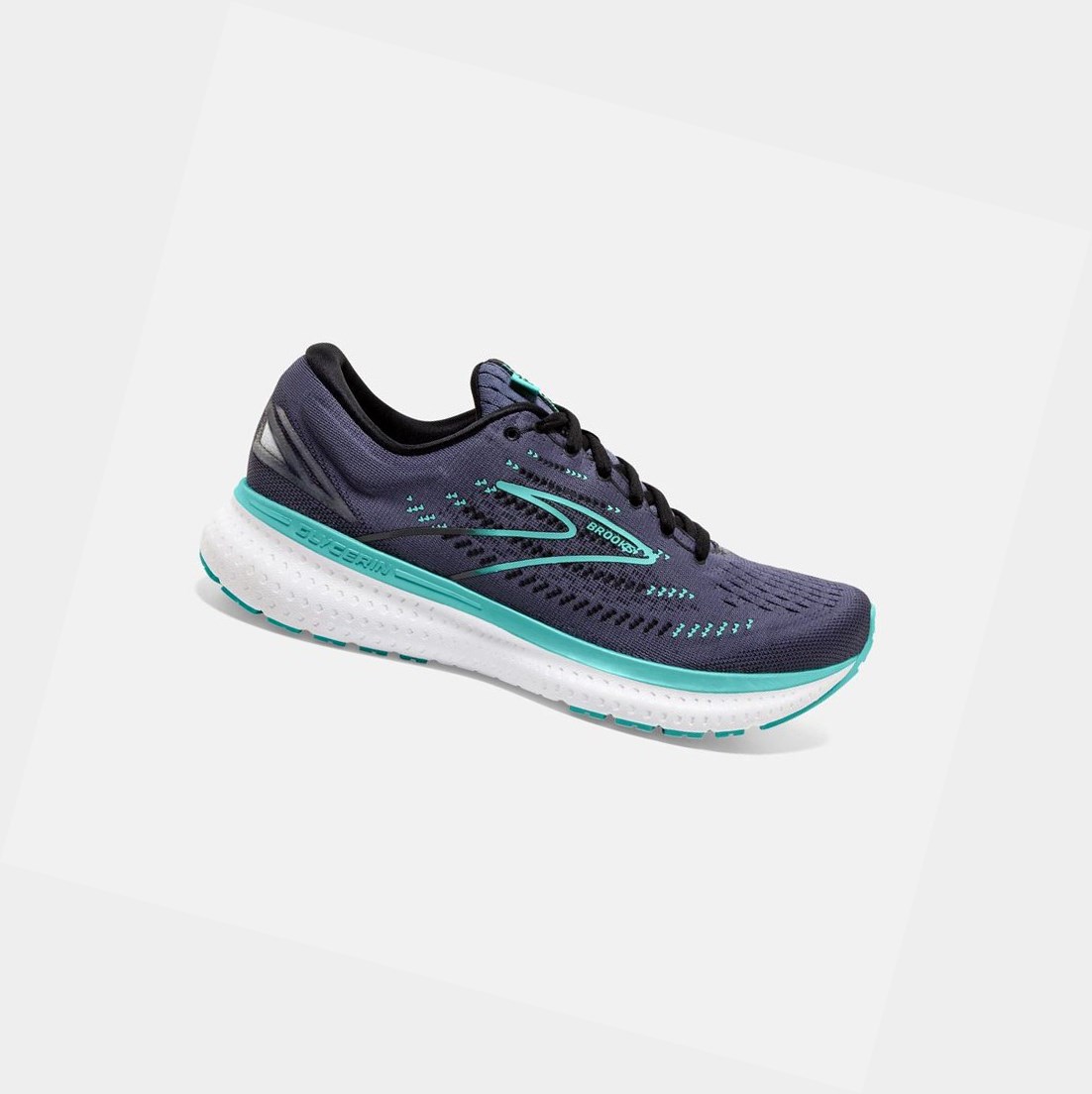 Scarpe Running Strada Donna Brooks Glycerin 19 Nere Blu | ZOXVPH-541