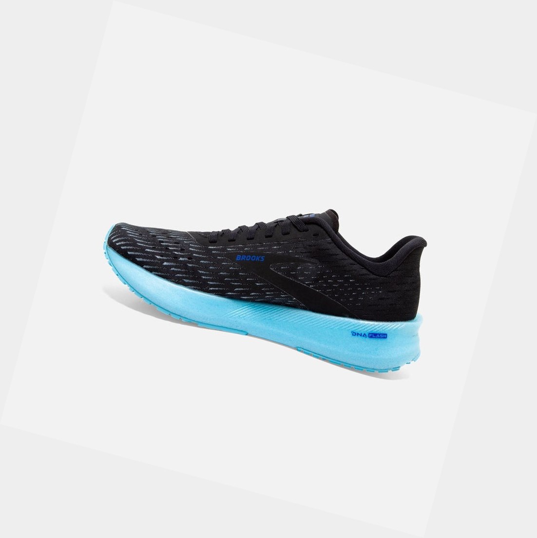 Scarpe Running Strada Donna Brooks Hyperion Tempo Nere Blu | GDPVZT-580