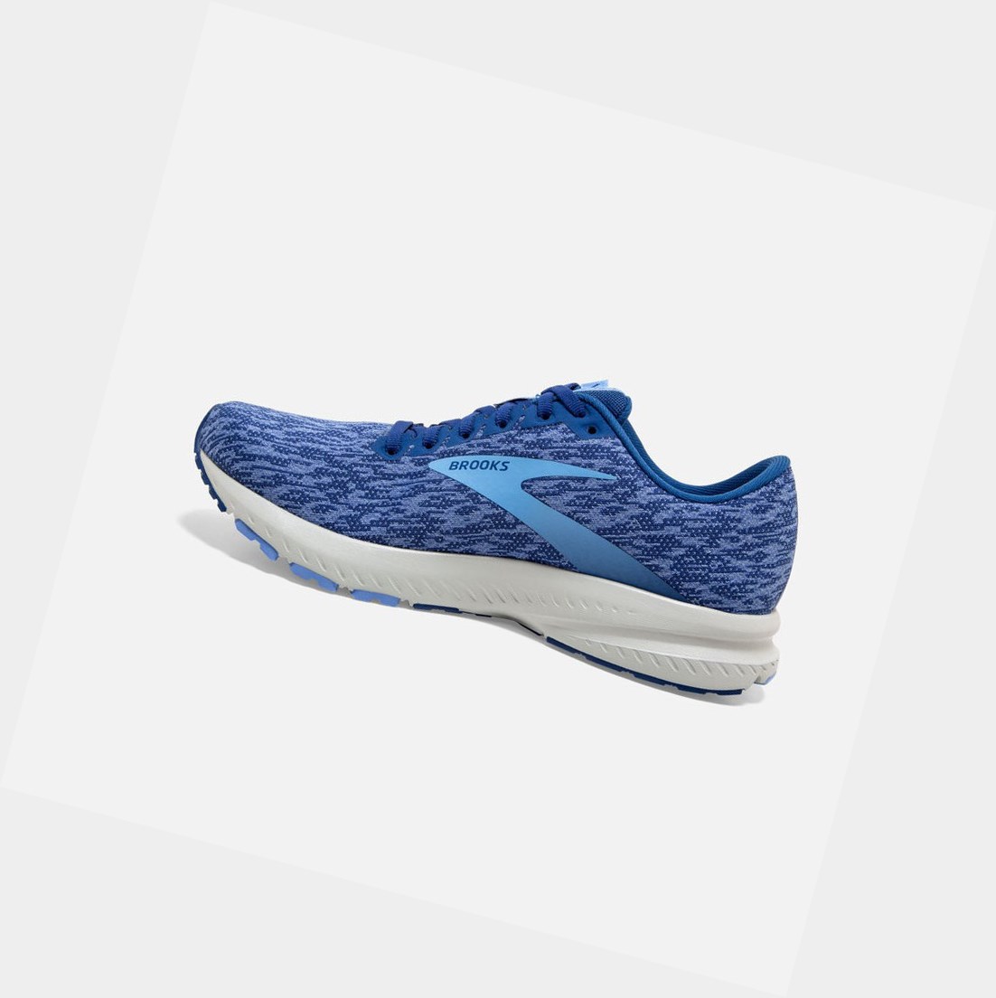 Scarpe Running Strada Donna Brooks Launch 7 Blu Blu | DETHNA-913