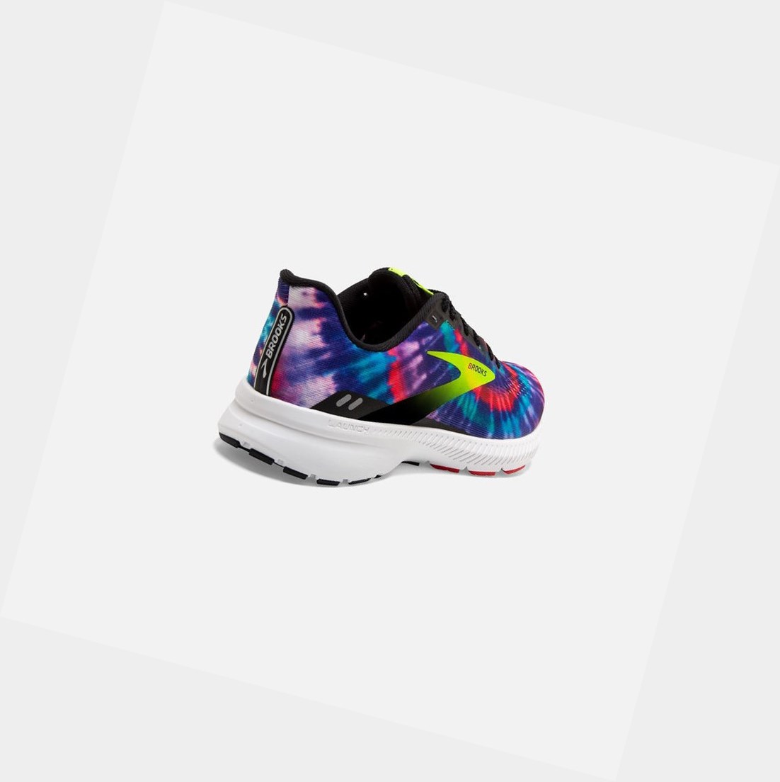 Scarpe Running Strada Donna Brooks Launch 8 Nere Rosse | FHBAWY-029