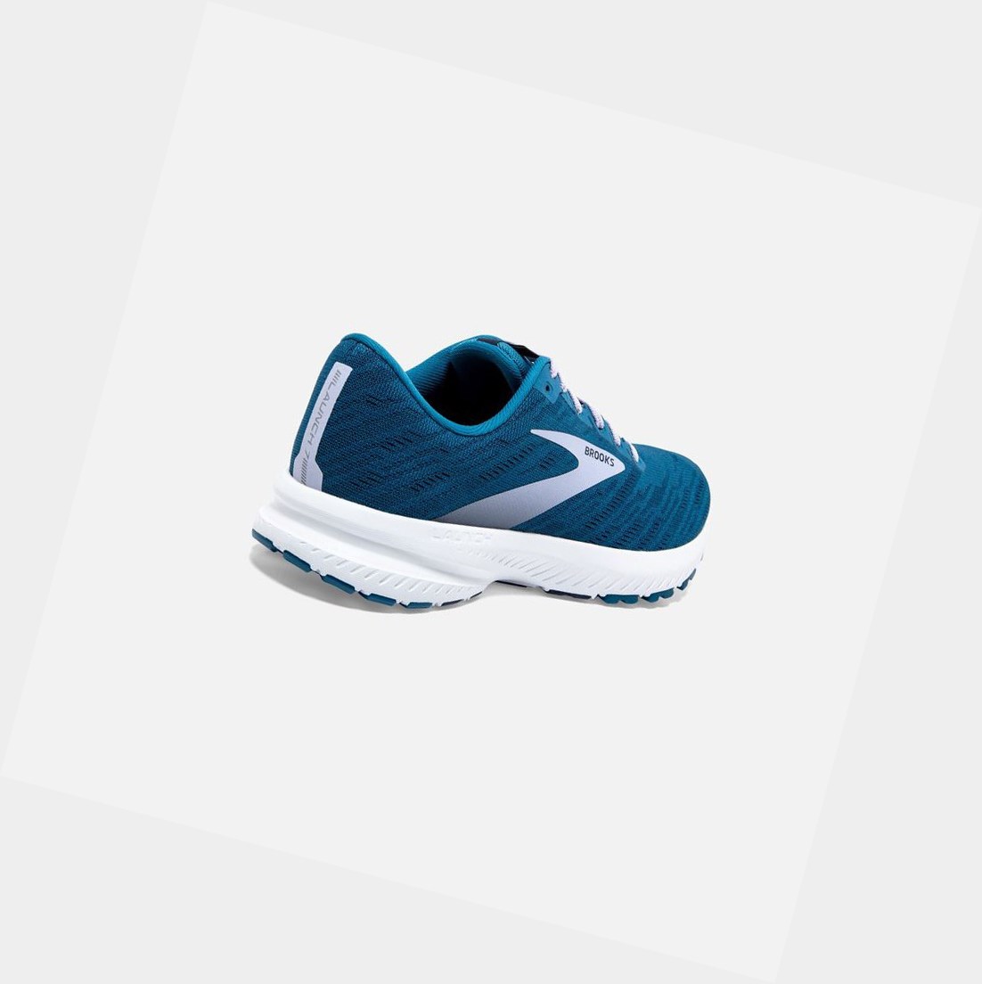 Scarpe Running Strada Donna Brooks Launch 7 Blu Viola | IUKQPY-017