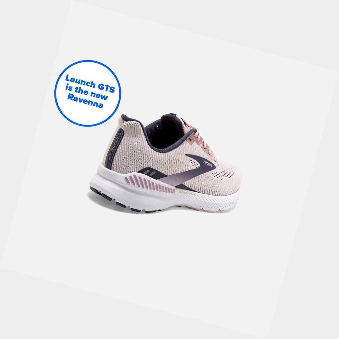 Scarpe Running Strada Donna Brooks Launch GTS 8 Primrose / Ombre / Metallic | NBOEJY-620