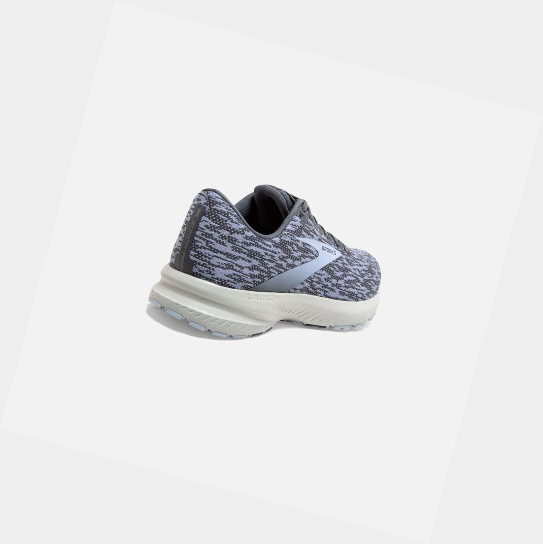 Scarpe Running Strada Donna Brooks Launch 7 Grigie Blu | NOLHZI-895