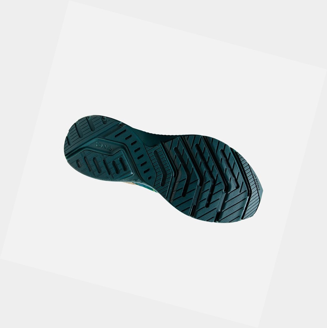 Scarpe Running Strada Donna Brooks Launch 8 Verdi Oro Corallo | NWQDFT-602