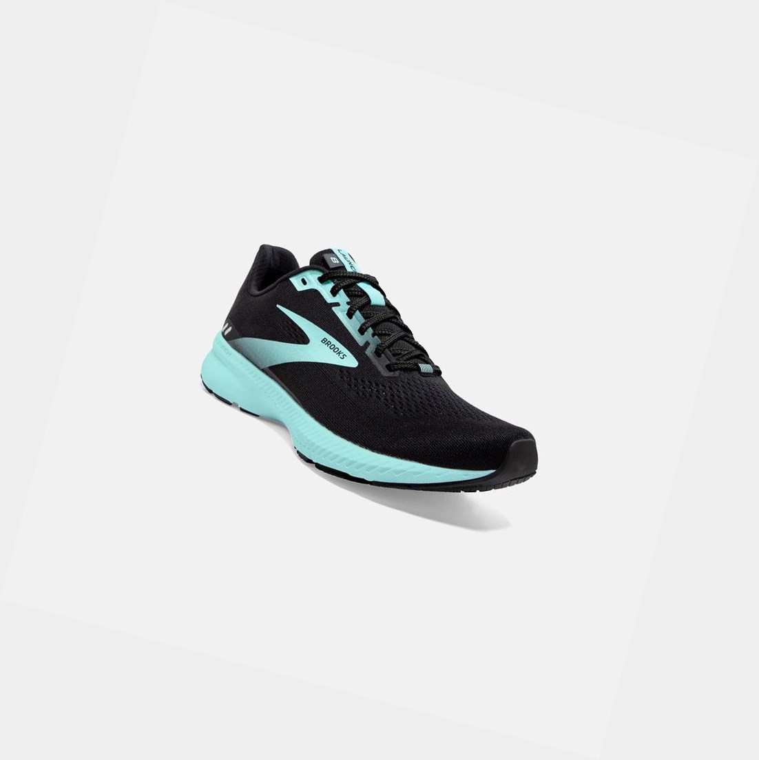 Scarpe Running Strada Donna Brooks Launch 8 Nere Blu | VQPDMJ-047