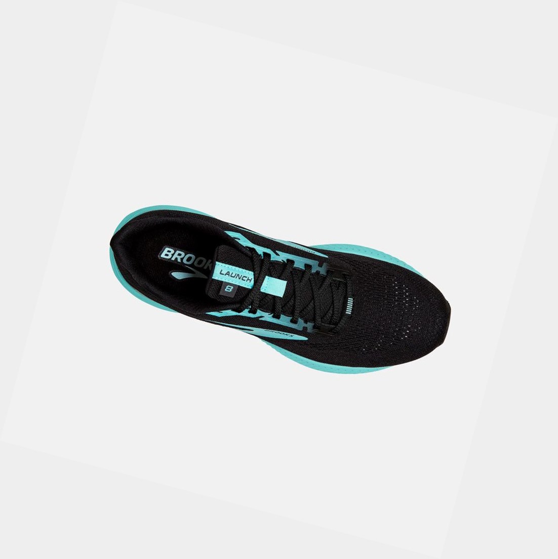 Scarpe Running Strada Donna Brooks Launch 8 Nere Blu | VQPDMJ-047