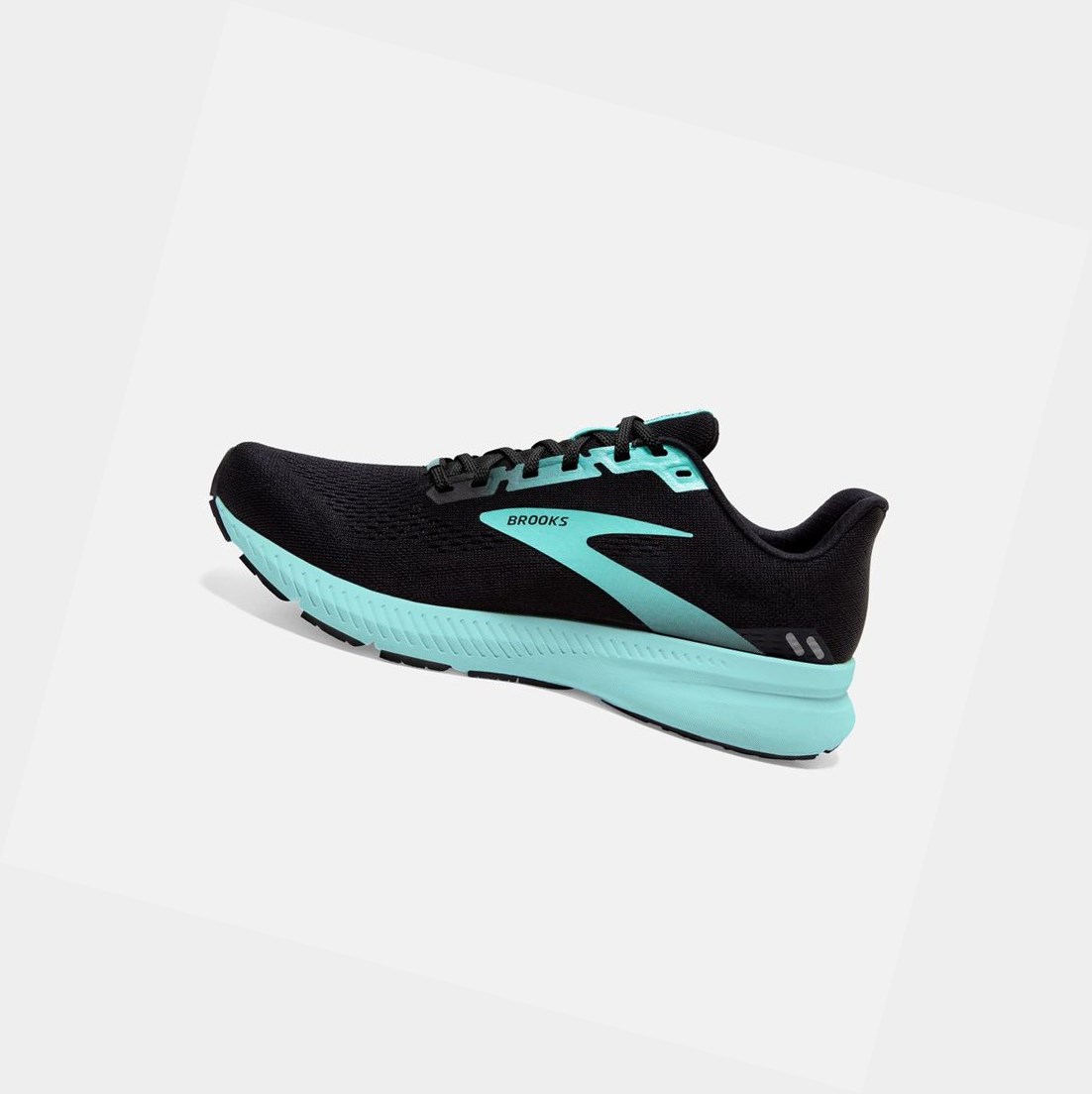 Scarpe Running Strada Donna Brooks Launch 8 Nere Blu | VQPDMJ-047