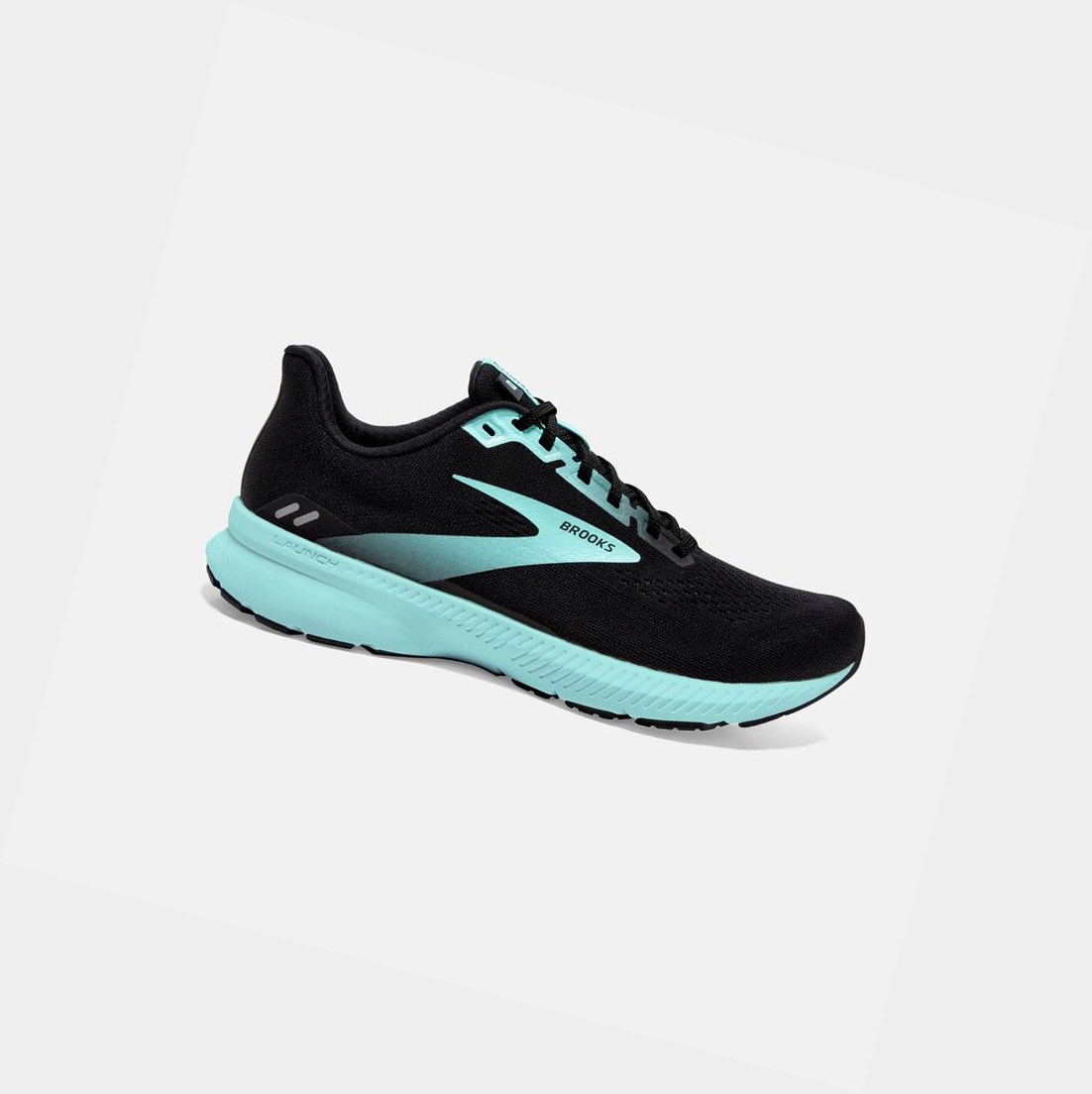 Scarpe Running Strada Donna Brooks Launch 8 Nere Blu | VQPDMJ-047