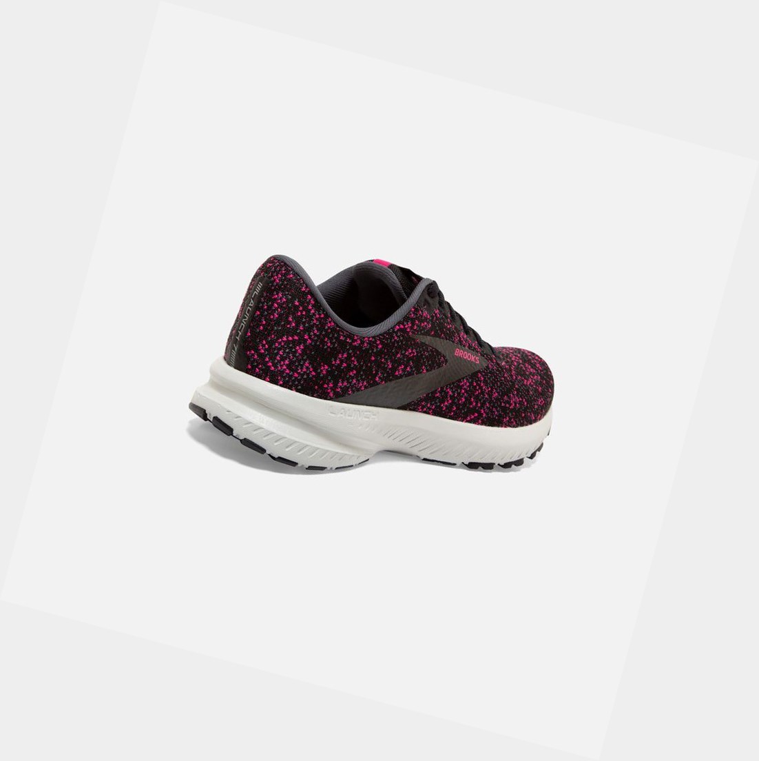 Scarpe Running Strada Donna Brooks Launch 7 Nere | VWYFXQ-089