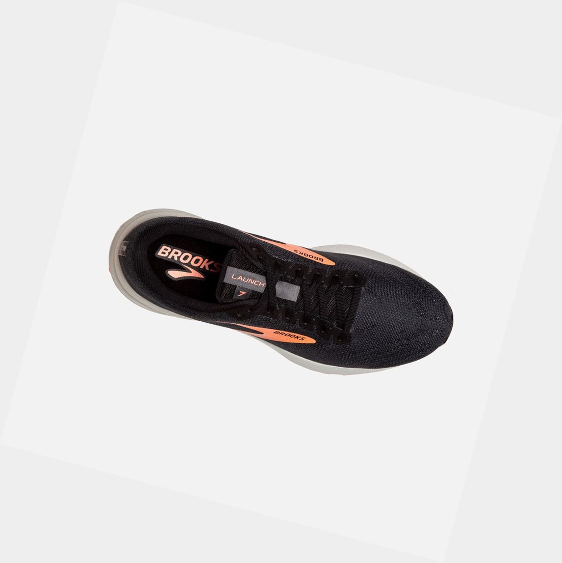 Scarpe Running Strada Donna Brooks Launch 7 Nere | YZRAUV-291