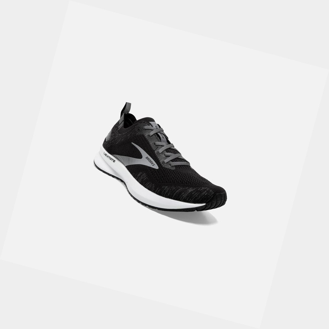 Scarpe Running Strada Donna Brooks Levitate 4 Nere Bianche | BHNYPQ-962