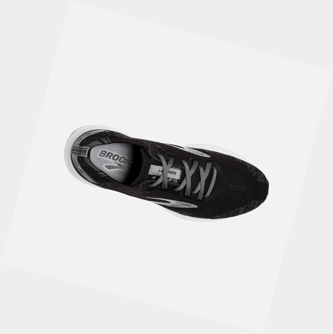 Scarpe Running Strada Donna Brooks Levitate 4 Nere Bianche | BHNYPQ-962